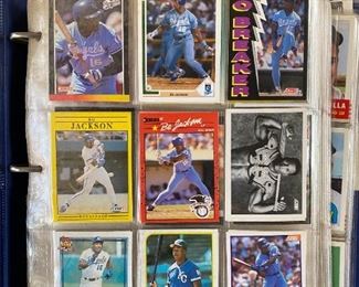 Vintage Album Full of 1980 1990 Baseball Cards