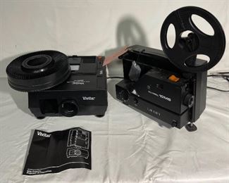 Vivitar Slide Projector and Bell and Howell 10MS
