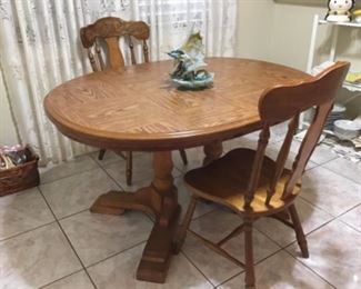 Dining Table and two Chairs