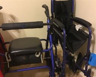 Wheel chair and walker
