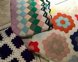 Quilts and afghan