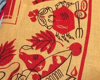 VINTAGE TABLECLOTH!