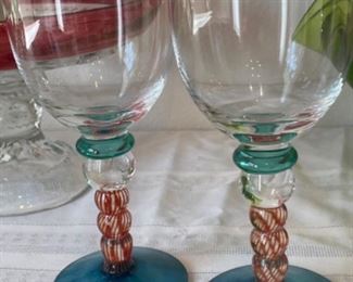 Kosta Boda wine glasses