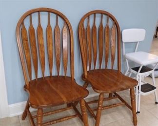 Two Nice Wood Chairs