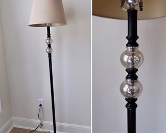 Mercury Glass Floor Lamp