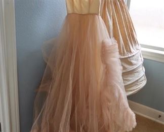 Vintage Gown with Hoop Petticoat