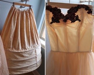 Vintage Gown with Hoop Petticoat