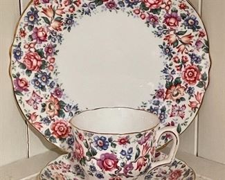 Item 42:  Staffordshire cup & saucer:  $18