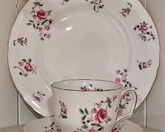 Item 44:  Crown Staffordshire cup & saucer (roses):  $18