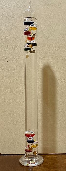Item 68:  Tall Handmade Galileo Thermometer - 24": $42