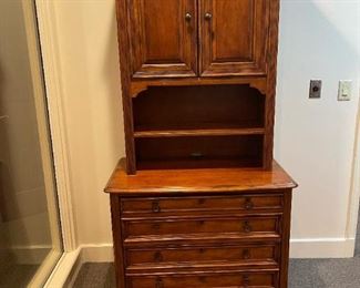 Ellis Line by SLIGH Hutch Cabinet with Filing Cabinet