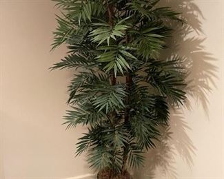 7' Faux Fern Tree in Ceramic Planter