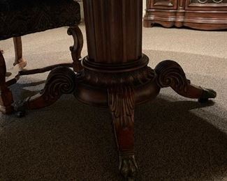 Fine Furniture Design Raylen Vineyards Wine Taster's Pedestal Table with Stanley Furniture Side Chairs