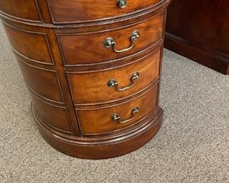 SLIGH 125th Anniversary Limited Edition Kidney Shaped Desk with Leather Inlay