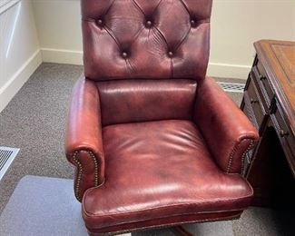 Seven Seas Seating by HOOKER Leather Studded Executive Chair - 4 CHAIRS AVAILABLE