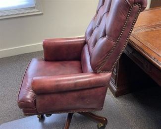 Seven Seas Seating by HOOKER Leather Studded Executive Chair - 4 CHAIRS AVAILABLE