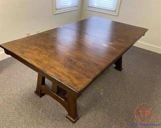 A-AMERICA Ozark Trestle Table with Butterfly Leaf