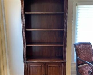 Ellis Line by SLIGH Scrolled Bookcase with Cabinet