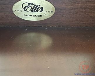 Ellis Line by SLIGH Wall Desk with Lighted Display Hutch