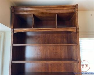 SLIGH Bookcase Wall Cabinet with Wine Rack
