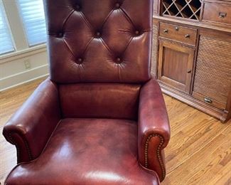 Seven Seas Seating by HOOKER Leather Studded Executive Chair - 4 CHAIRS AVAILABLE