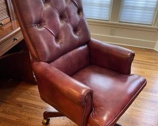 Seven Seas Seating by HOOKER Leather Studded Executive Chair - 4 CHAIRS AVAILABLE