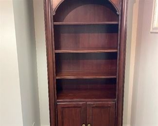 Ellis Line by SLIGH Column Bookcase with Cabinet
