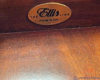 Ellis Line by SLIGH Carved Mahogany Library Desk