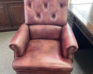 Seven Seas Seating by HOOKER Leather Studded Executive Chair - 4 CHAIRS AVAILABLE