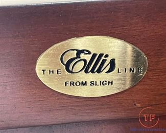 Ellis Line by SLIGH Scrolled Bookcase with Cabinet