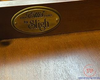 Ellis Line by SLIGH Corner Desk / Hutch with 2 Filing Cabinets and Additional Hutch