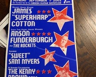 signed by blues artist James Cotton (there are 2)