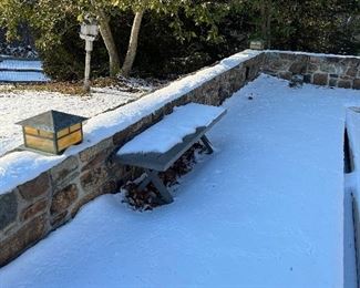 Pair Aluminun benches