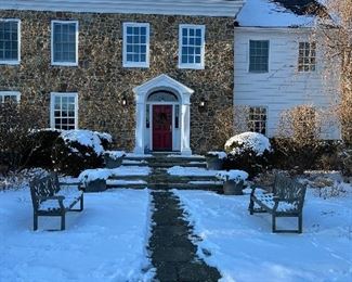 Planters and benches available