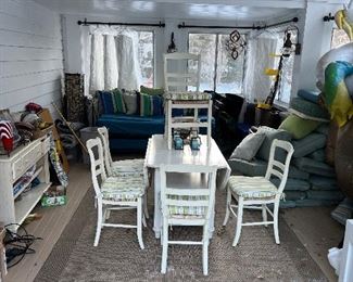 Quality drop leaf table and chairs