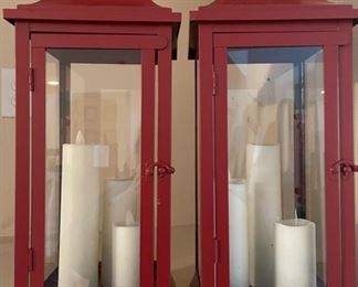 Display Lantern Set with Candles