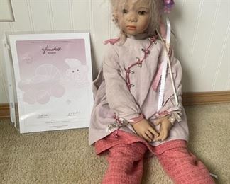 Vintage Annette Himstedt Kinder Doll, 2002 Andi 239/277