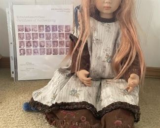 Vintage Annette Himstedt Kinder Doll, 2003 Elsa 281/377