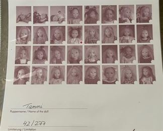 Vintage Annette Himstedt Kinder Doll, 2003 Tammi 42/277