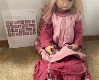 Vintage Annette Himstedt Kinder Doll, 2003 Hanni 19/277