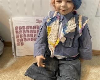 Vintage Annette Himstedt Kinder Doll, 2004 Freddi 94/377