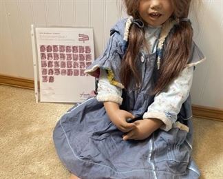 Vintage Annette Himstedt Kinder Doll, 2004 Linn 41/277