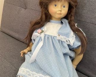 1991 21" Handcarved Wooden Dolfi Doll - Elisabeth Made in Italy