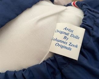 Vintage USA Patriotic Rare Doll, Johannes Zook Originals, Kevin 