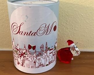 Santa M Glass Trinket