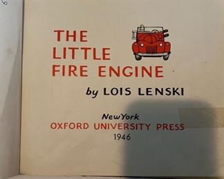 Vintage Edition of The Little Fire Engine by Lois Lenski
