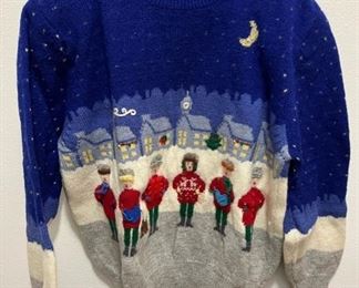Vintage Christmas Carolers Sweater