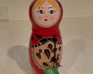 Kikkerland Babushka Pepper Mill