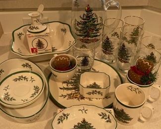 Vintage Spode Christmas Tree China