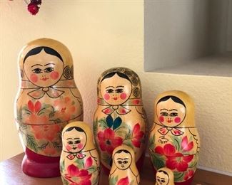 Vintage Nesting Doll Collection